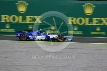 World © Octane Photographic Ltd. Formula 1 - Italian Grand Prix - Practice 1. Pascal Wehrlein – Sauber F1 Team C36. Monza, Italy. Friday 1st September 2017. Digital Ref: 1938LB2D7913