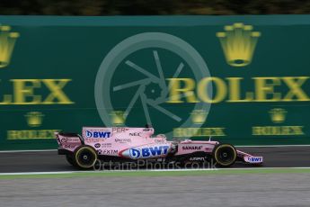 World © Octane Photographic Ltd. Formula 1 - Italian Grand Prix - Practice 1. Sergio Perez - Sahara Force India VJM10. Monza, Italy. Friday 1st September 2017. Digital Ref: 1938LB2D8066