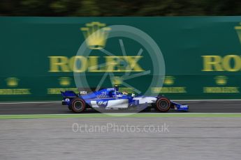 World © Octane Photographic Ltd. Formula 1 - Italian Grand Prix - Practice 1. Pascal Wehrlein – Sauber F1 Team C36. Monza, Italy. Friday 1st September 2017. Digital Ref: 1938LB2D8084