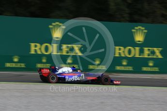 World © Octane Photographic Ltd. Formula 1 - Italian Grand Prix - Practice 1. Carlos Sainz - Scuderia Toro Rosso STR12. Monza, Italy. Friday 1st September 2017. Digital Ref: 1938LB2D8109