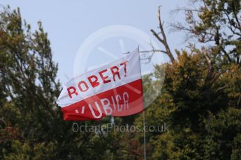 World © Octane Photographic Ltd. Formula 1 - Italian Grand Prix - Practice 2. Fans. Monza, Italy. Friday 1st September 2017. Digital Ref: 1939LB1D2051