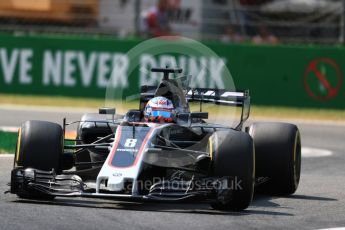 World © Octane Photographic Ltd. Formula 1 - Italian Grand Prix - Practice 2. Romain Grosjean - Haas F1 Team VF-17. Monza, Italy. Friday 1st September 2017. Digital Ref: 1939LB1D2154