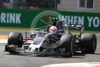 World © Octane Photographic Ltd. Formula 1 - Italian Grand Prix - Practice 2. Kevin Magnussen - Haas F1 Team VF-17. Monza, Italy. Friday 1st September 2017. Digital Ref: 1939LB1D2165