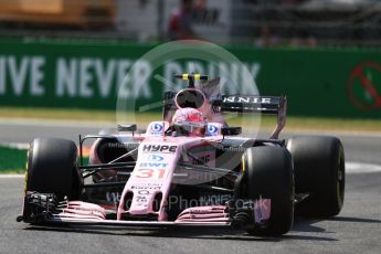 World © Octane Photographic Ltd. Formula 1 - Italian Grand Prix - Practice 2. Esteban Ocon - Sahara Force India VJM10. Monza, Italy. Friday 1st September 2017. Digital Ref: 1939LB1D2201