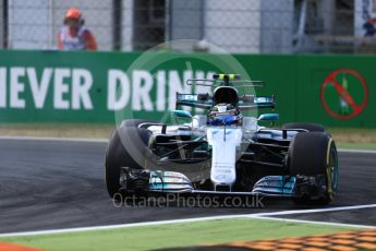 World © Octane Photographic Ltd. Formula 1 - Italian Grand Prix - Practice 2. Valtteri Bottas - Mercedes AMG Petronas F1 W08 EQ Energy+. Monza, Italy. Friday 1st September 2017. Digital Ref: 1939LB1D2300