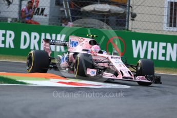 World © Octane Photographic Ltd. Formula 1 - Italian Grand Prix - Practice 2. Esteban Ocon - Sahara Force India VJM10. Monza, Italy. Friday 1st September 2017. Digital Ref: 1939LB1D2313