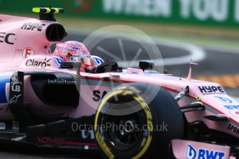 World © Octane Photographic Ltd. Formula 1 - Italian Grand Prix - Practice 2. Esteban Ocon - Sahara Force India VJM10. Monza, Italy. Friday 1st September 2017. Digital Ref: 1939LB1D2320