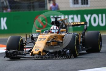 World © Octane Photographic Ltd. Formula 1 - Italian Grand Prix - Practice 2. Nico Hulkenberg - Renault Sport F1 Team R.S.17. Monza, Italy. Friday 1st September 2017. Digital Ref: 1939LB1D2327