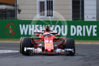 World © Octane Photographic Ltd. Formula 1 - Italian Grand Prix - Practice 2. Kimi Raikkonen - Scuderia Ferrari SF70H. Monza, Italy. Friday 1st September 2017. Digital Ref: 1939LB1D2344