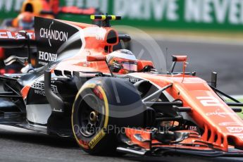 World © Octane Photographic Ltd. Formula 1 - Italian Grand Prix - Practice 2. Stoffel Vandoorne - McLaren Honda MCL32. Monza, Italy. Friday 1st September 2017. Digital Ref: 1939LB1D2350