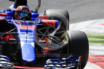 World © Octane Photographic Ltd. Formula 1 - Italian Grand Prix - Practice 2. Carlos Sainz - Scuderia Toro Rosso STR12. Monza, Italy. Friday 1st September 2017. Digital Ref: 1939LB1D2363