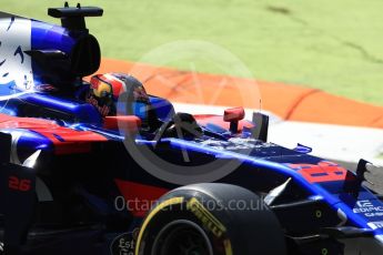 World © Octane Photographic Ltd. Formula 1 - Italian Grand Prix - Practice 2. Daniil Kvyat - Scuderia Toro Rosso STR12. Monza, Italy. Friday 1st September 2017. Digital Ref: 1939LB1D2369