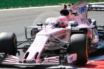 World © Octane Photographic Ltd. Formula 1 - Italian Grand Prix - Practice 2. Esteban Ocon - Sahara Force India VJM10. Monza, Italy. Friday 1st September 2017. Digital Ref: 1939LB1D2413