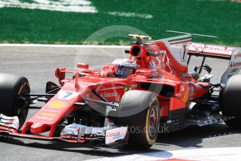 World © Octane Photographic Ltd. Formula 1 - Italian Grand Prix - Practice 2. Kimi Raikkonen - Scuderia Ferrari SF70H. Monza, Italy. Friday 1st September 2017. Digital Ref: 1939LB1D2428