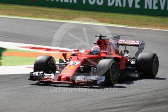 World © Octane Photographic Ltd. Formula 1 - Italian Grand Prix - Practice 2. Sebastian Vettel - Scuderia Ferrari SF70H. Monza, Italy. Friday 1st September 2017. Digital Ref: 1939LB1D2478