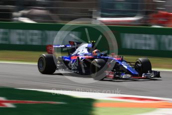 World © Octane Photographic Ltd. Formula 1 - Italian Grand Prix - Practice 2. Carlos Sainz - Scuderia Toro Rosso STR12. Monza, Italy. Friday 1st September 2017. Digital Ref: 1939LB1D2564