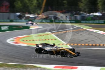 World © Octane Photographic Ltd. Formula 1 - Italian Grand Prix - Practice 2. Jolyon Palmer - Renault Sport F1 Team R.S.17. Monza, Italy. Friday 1st September 2017. Digital Ref: 1939LB2D8152
