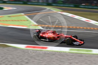 World © Octane Photographic Ltd. Formula 1 - Italian Grand Prix - Practice 2. Kimi Raikkonen - Scuderia Ferrari SF70H. Monza, Italy. Friday 1st September 2017. Digital Ref: 1939LB2D8180