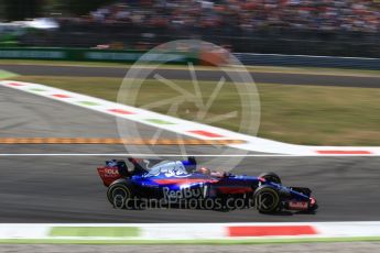 World © Octane Photographic Ltd. Formula 1 - Italian Grand Prix - Practice 2. Daniil Kvyat - Scuderia Toro Rosso STR12. Monza, Italy. Friday 1st September 2017. Digital Ref: 1939LB2D8190