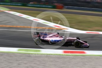 World © Octane Photographic Ltd. Formula 1 - Italian Grand Prix - Practice 2. Sergio Perez - Sahara Force India VJM10. Monza, Italy. Friday 1st September 2017. Digital Ref: 1939LB2D8226