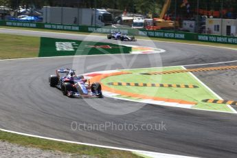 World © Octane Photographic Ltd. Formula 1 - Italian Grand Prix - Practice 2. Daniil Kvyat - Scuderia Toro Rosso STR12. Monza, Italy. Friday 1st September 2017. Digital Ref: 1939LB2D8272