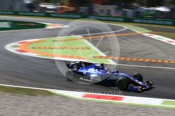 World © Octane Photographic Ltd. Formula 1 - Italian Grand Prix - Practice 2. Pascal Wehrlein – Sauber F1 Team C36. Monza, Italy. Friday 1st September 2017. Digital Ref: 1939LB2D8283