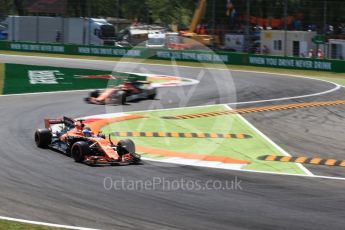 World © Octane Photographic Ltd. Formula 1 - Italian Grand Prix - Practice 2. Fernando Alonso - McLaren Honda MCL32. Monza, Italy. Friday 1st September 2017. Digital Ref: 1939LB2D8293