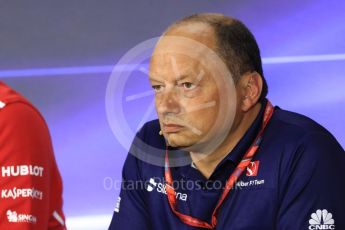 World © Octane Photographic Ltd. Formula 1 - Italian Grand Prix – Friday Team Press Conference – Part 1. Frederic Vasseur – Team Principal and CEO of Sauber Motorsport AG. Monza, Italy. Friday 1st September 2017. Digital Ref: 1940LB1D2876