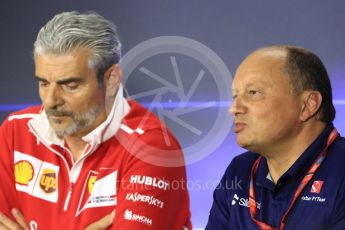 World © Octane Photographic Ltd. Formula 1 - Italian Grand Prix – Friday Team Press Conference – Part 1. Frederic Vasseur – Team Principal and CEO of Sauber Motorsport AG. Monza, Italy. Friday 1st September 2017. Digital Ref: 1940LB1D2947