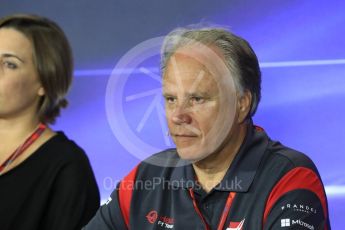 World © Octane Photographic Ltd. Formula 1 - Italian Grand Prix – Friday Team Press Conference – Part 2. Gene Haas - Founder and Chairman of Haas F1 Team. Monza, Italy. Friday 1st September 2017. Digital Ref: 1940LB1D2984