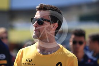 World © Octane Photographic Ltd. Formula 1 - Japanese Grand Prix - Sunday - Drivers’ Parade. Jolyon Palmer - Renault Sport F1 Team R.S.17. Suzuka Circuit, Suzuka, Japan. Sunday 8th October 2017. Digital Ref:1979LB1D0052