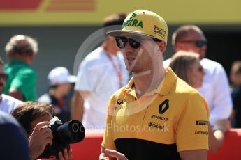 World © Octane Photographic Ltd. Formula 1 - Japanese Grand Prix - Sunday - Drivers’ Parade. Nico Hulkenberg - Renault Sport F1 Team R.S.17. Suzuka Circuit, Suzuka, Japan. Sunday 8th October 2017. Digital Ref:1979LB1D0068