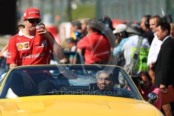 World © Octane Photographic Ltd. Formula 1 - Japanese Grand Prix - Sunday - Drivers’ Parade. Kimi Raikkonen - Scuderia Ferrari SF70H. Suzuka Circuit, Suzuka, Japan. Sunday 8th October 2017. Digital Ref:1979LB1D0152