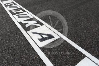 World © Octane Photographic Ltd. Formula 1 - Japanese Grand Prix - Sunday - Start Finish Line. Suzuka Circuit, Suzuka, Japan. Sunday 8th October 2017. Digital Ref:1979LB2D5336