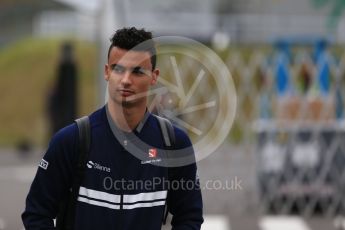 World © Octane Photographic Ltd. Formula 1 - Japanese Grand Prix - Friday - Paddock. Pascal Wehrlein – Sauber F1 Team C36. Suzuka Circuit, Suzuka, Japan. Friday 6th October 2017. Digital Ref: