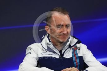 World © Octane Photographic Ltd. Formula 1 - Japanese Grand Prix – Friday Team Press Conference – Part 2. Paddy Lowe - Chief Technical Officer at Williams Martini Racing. Suzuka Circuit, Suzuka, Japan. Friday 6th October 2017. Digital Ref: 1974LB1D8760