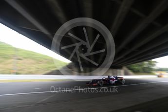 World © Octane Photographic Ltd. Formula 1 - Japanese Grand Prix - Friday - Practice 1. Pierre Gasly - Scuderia Toro Rosso STR12 with Halo. Suzuka Circuit, Suzuka, Japan. Friday 6th October 2017. Digital Ref:1972LB1D6748