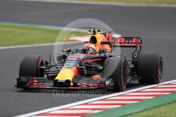 World © Octane Photographic Ltd. Formula 1 - Japanese Grand Prix - Friday - Practice 1. Max Verstappen - Red Bull Racing RB13. Suzuka Circuit, Suzuka, Japan. Friday 6th October 2017. Digital Ref:1972LB1D7220