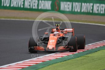 World © Octane Photographic Ltd. Formula 1 - Japanese Grand Prix - Friday - Practice 1. Stoffel Vandoorne - McLaren Honda MCL32. Suzuka Circuit, Suzuka, Japan. Friday 6th October 2017. Digital Ref:1972LB1D7331