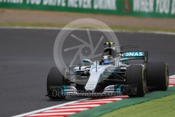 World © Octane Photographic Ltd. Formula 1 - Japanese Grand Prix - Friday - Practice 1. Valtteri Bottas - Mercedes AMG Petronas F1 W08 EQ Energy+. Suzuka Circuit, Suzuka, Japan. Friday 6th October 2017. Digital Ref:1972LB1D7347