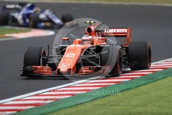 World © Octane Photographic Ltd. Formula 1 - Japanese Grand Prix - Friday - Practice 1. Stoffel Vandoorne - McLaren Honda MCL32. Suzuka Circuit, Suzuka, Japan. Friday 6th October 2017. Digital Ref:1972LB1D7388