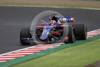 World © Octane Photographic Ltd. Formula 1 - Japanese Grand Prix - Friday - Practice 1. Pierre Gasly - Scuderia Toro Rosso STR12. Suzuka Circuit, Suzuka, Japan. Friday 6th October 2017. Digital Ref:1972LB1D7394