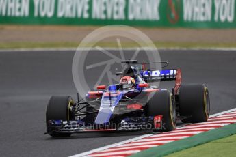 World © Octane Photographic Ltd. Formula 1 - Japanese Grand Prix - Friday - Practice 1. Pierre Gasly - Scuderia Toro Rosso STR12. Suzuka Circuit, Suzuka, Japan. Friday 6th October 2017. Digital Ref:1972LB1D7433