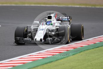 World © Octane Photographic Ltd. Formula 1 - Japanese Grand Prix - Friday - Practice 1. Felipe Massa - Williams Martini Racing FW40. Suzuka Circuit, Suzuka, Japan. Friday 6th October 2017. Digital Ref:1972LB1D7514