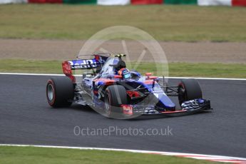 World © Octane Photographic Ltd. Formula 1 - Japanese Grand Prix - Friday - Practice 1. Carlos Sainz - Scuderia Toro Rosso STR12. Suzuka Circuit, Suzuka, Japan. Friday 6th October 2017. Digital Ref:1972LB1D7573