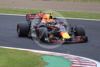 World © Octane Photographic Ltd. Formula 1 - Japanese Grand Prix - Friday - Practice 1. Max Verstappen - Red Bull Racing RB13. Suzuka Circuit, Suzuka, Japan. Friday 6th October 2017. Digital Ref:1972LB1D7593