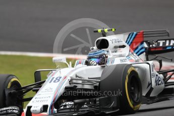 World © Octane Photographic Ltd. Formula 1 - Japanese Grand Prix - Friday - Practice 1. Lance Stroll - Williams Martini Racing FW40. Suzuka Circuit, Suzuka, Japan. Friday 6th October 2017. Digital Ref:1972LB1D7663