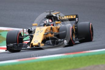 World © Octane Photographic Ltd. Formula 1 - Japanese Grand Prix - Friday - Practice 1. Nico Hulkenberg - Renault Sport F1 Team R.S.17. Suzuka Circuit, Suzuka, Japan. Friday 6th October 2017. Digital Ref:1972LB1D7689