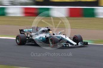 World © Octane Photographic Ltd. Formula 1 - Japanese Grand Prix - Friday - Practice 1. Lewis Hamilton - Mercedes AMG Petronas F1 W08 EQ Energy+. Suzuka Circuit, Suzuka, Japan. Friday 6th October 2017. Digital Ref:1972LB1D7713