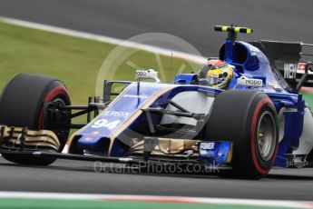 World © Octane Photographic Ltd. Formula 1 - Japanese Grand Prix - Friday - Practice 1. Pascal Wehrlein – Sauber F1 Team C36. Suzuka Circuit, Suzuka, Japan. Friday 6th October 2017. Digital Ref:1972LB1D7732